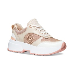 Womens Percy Trainer Lace-Up Sneakers