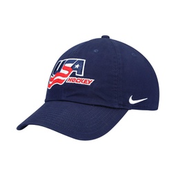 Womens Navy USA Hockey Campus Adjustable Hat