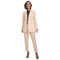 Womens Linen-Blend Jacket