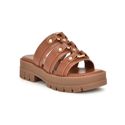 Womens Cazz Strappy Lug Sole Casual Sandals