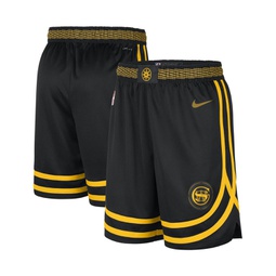 Mens Black Golden State Warriors 2023/24 City Edition Swingman Shorts