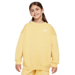 Big Girls Sportswear Club Fleece Oversized-Fit Sweatshirt