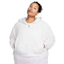 Plus Size Chill Terry Full-Zip French Terry Hoodie