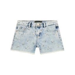 Big Girl All Over Embroidery Denim Shorts