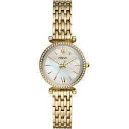 Womens Carlie Mini Gold-Tone Stainless Steel Bracelet Watch 28mm
