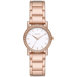 Womens Soho Rose Gold-Tone Stainless Steel Bracelet Watch 29mm