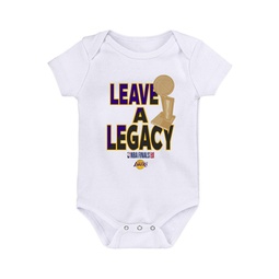 Unisex Newborn Infant White Los Angeles Lakers 2020 NBA Finals Champions Bodysuit