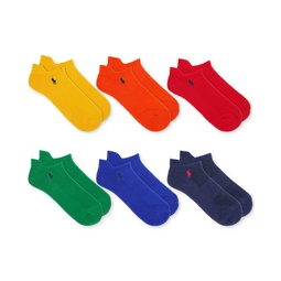 Mens 6-Pk. Performance Colorful Low Cut Socks