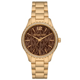 Womens Layton Gold-Tone Stainless Steel Bracelet Watch 38mm