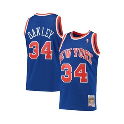 Mens Charles Oakley Blue New York Knicks Hardwood Classics 1991-92 Swingman Jersey