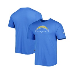 Mens Powder Blue Los Angeles Chargers Combine Authentic Ball Logo T-shirt