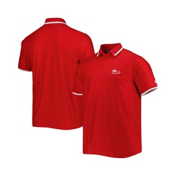 Mens Red 3M Open Playoff 2.0 Pique Performance Polo Shirt