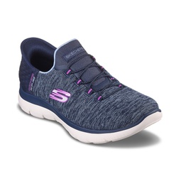 Womens Slip-ins: Summits - Dazzling Haze Wide Width Casual Sneakers from Finish Line