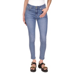 Womens Selma High-Rise Straight-Leg Skinny Jeans
