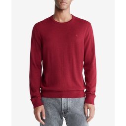 Mens Extra Fine Merino Wool Blend Sweater