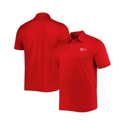 Mens Red 3M Open T2 Green Polo Shirt