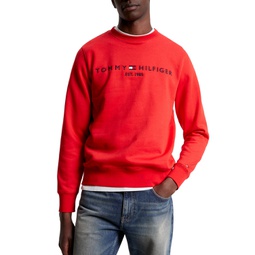 Mens Embroidered Logo Fleece Sweatshirt