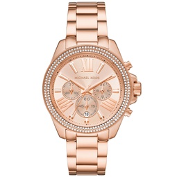Womens Wren Chronograph Rose Gold-Tone Stainless Steel Watch 42mm