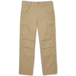 Mens Straight-Fit Twill Cargo Chino Pants