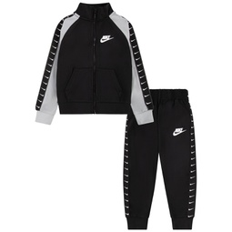 Toddler Boys Swoosh Tricot Taping Jacket and Pants 2 Piece Set