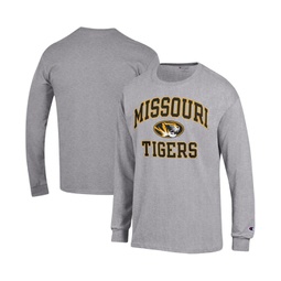 Mens Heather Gray Missouri Tigers High Motor Long Sleeve T-shirt