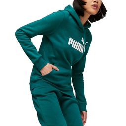 Womens Essentials Logo Fleece Sweatshirt Hoodie