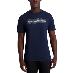Mens Slim-Fit 3D Logo T-Shirt