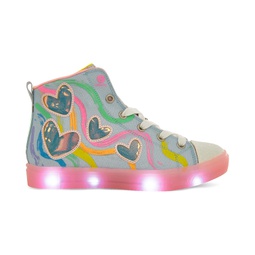 Little Girls Twinkle Sparks Ice - Sweetheart Shine Light Up Casual Sneakers from Finish Line