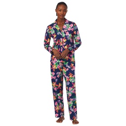 Womens 2-Pc. Printed Pajamas Set