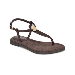 Womens Dayna Round Toe Casual Flat Sandals