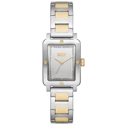 Womens City Rivet Three Hand Two-Tone Stainless Steel Watch 29mm