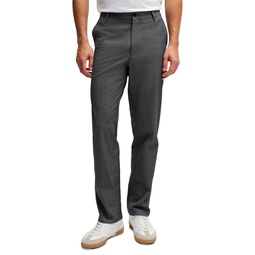 Mens Regular-Fit Patterned Trousers