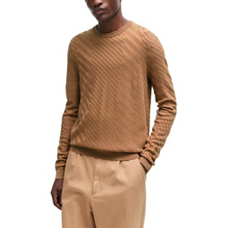 Mens Graphic-Jacquard Sweater