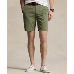 Mens 8-Inch Relaxed Fit Chino Shorts