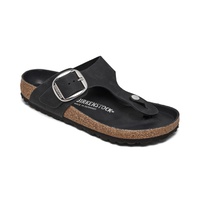 Womens Gizeh Big Buckle Oiled Leather Sandals from Finish Line
