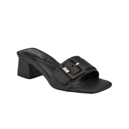 Womens Ariella Slip-On Square Toe Dress Sandals