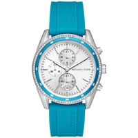 Womens Hadyn Chronograph Santorini Blue Silicone Watch 42mm