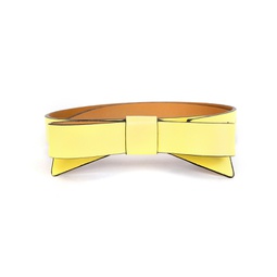 Womens Leather Bow Belt