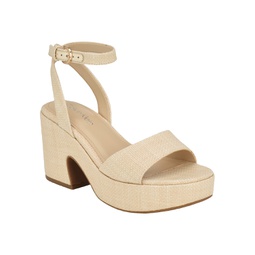 Womens Summer Almond Toe Dress Wedge Sandals