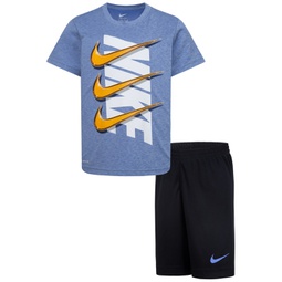Little Boys Icon T-shirt and Shorts Set