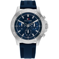 Mens Navy Blue Silicone Watch 46mm