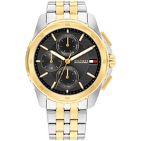 Mens Quartz Two-Tone Stainless Steel Watch 44mm