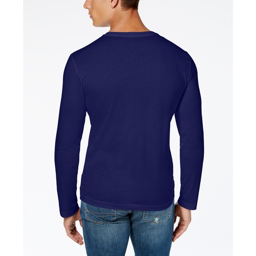 라코스테 Mens V-Neck Casual Long Sleeve Jersey T-Shirt
