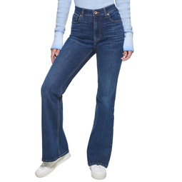 Womens Boerum High Rise Flare Leg Jeans