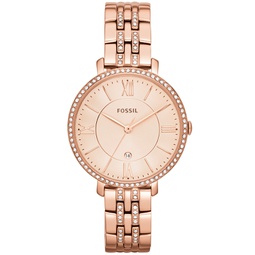 Womens Jacqueline Rose Gold-Tone Stainless Steel Bracelet Watch 36mm ES3546