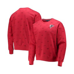 Mens Red Atlanta Falcons Reid Graphic Pullover Sweatshirt