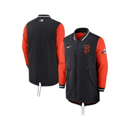 Mens Black San Francisco Giants Authentic Collection Dugout Performance Full-Zip Jacket