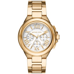 Womens Camille Chronograph Gold-Tone Stainless Steel Bracelet Watch 43mm