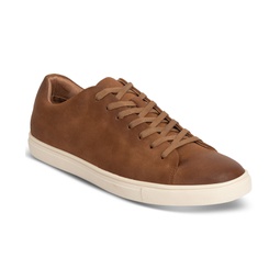Mens Tedder Faux-Leather Sneakers