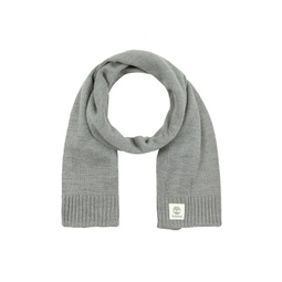 Womens Solid Ribbed Scarf